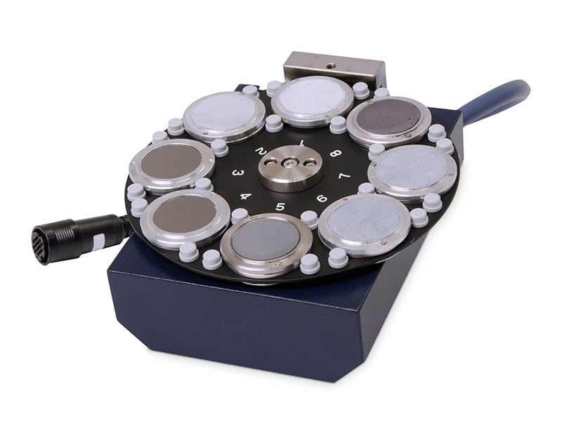 ASC-8 : automatic 8 position sample changer with spinner